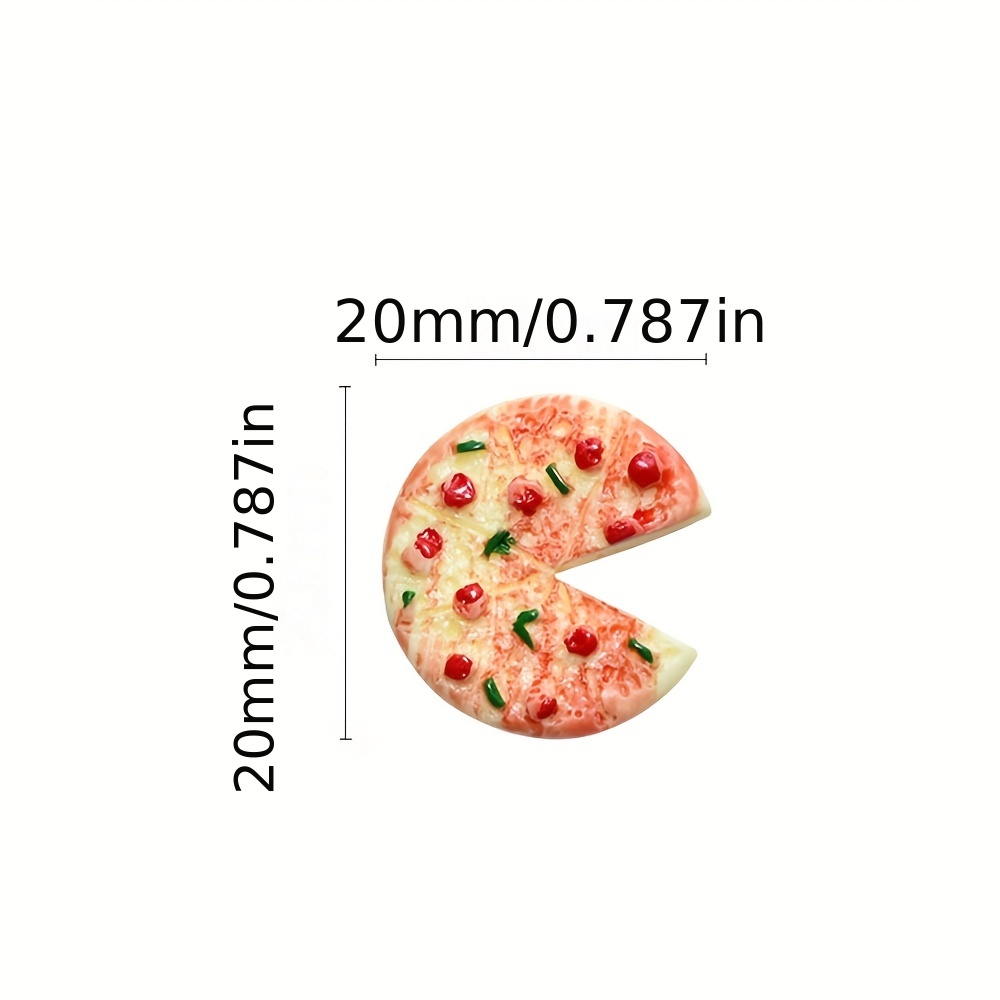 Generic 4 Conjuntos De Acessórios De Fast Food Em Miniatura Para Casa De  Bonecas Mini Bandeja De Pizza Modelo De Bolo De Sanduíche Jogo De Cozinha