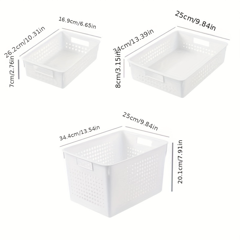 Desktop Plastic Storage Basket Kindergarten Rectangular - Temu