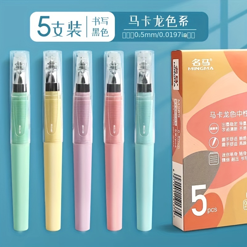 Cute And Stretchable Gel Pens Quick drying Black Ink - Temu