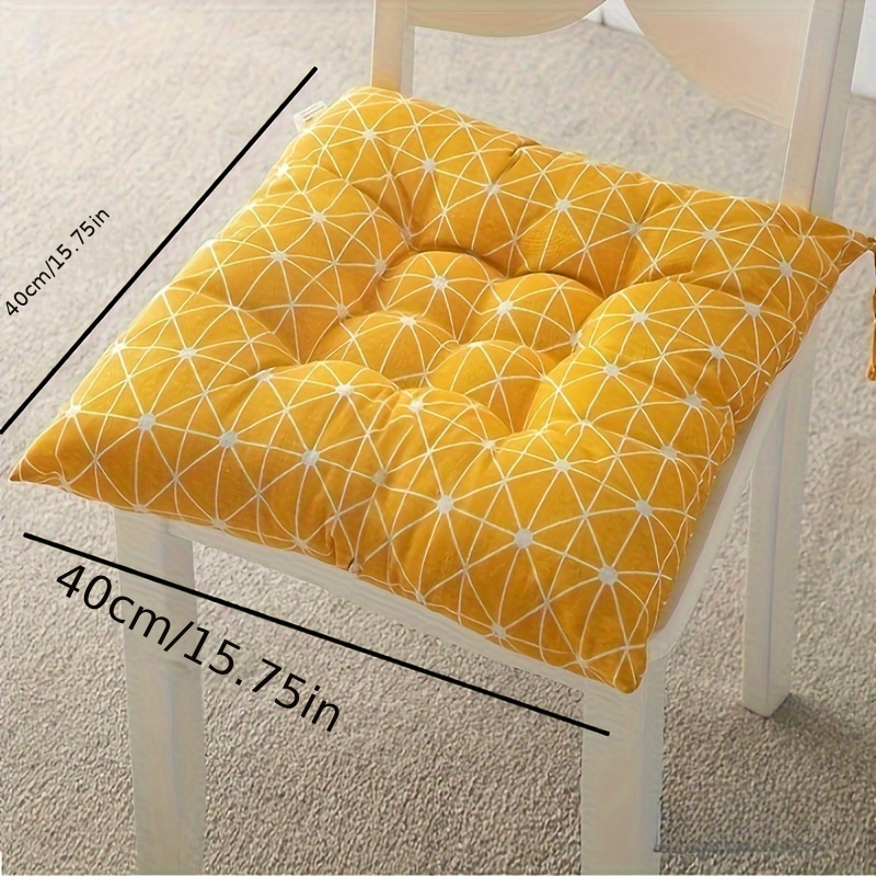 Colorful Corduroy Chair Cushion Soft Comfortable Square Seat - Temu