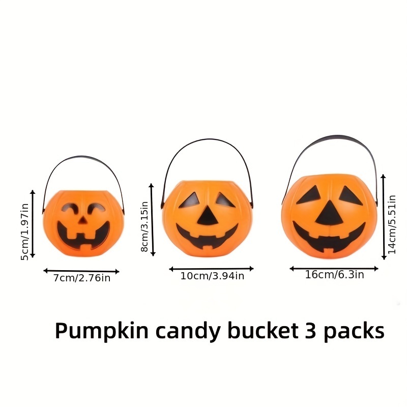 Jack O Lantern Canister Halloween Pumpkin Glass Candy Jars with Lids