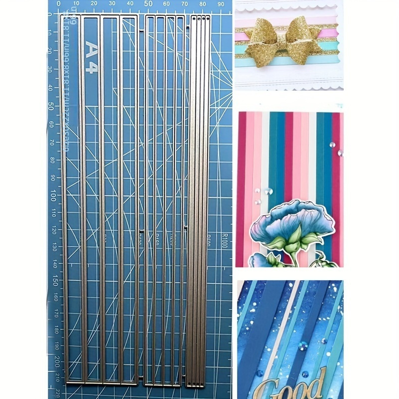 

A Thin Strip Of Golden Cutting Die For Decorating Diy Photo Album Paper Cards And Scrapbooks, Paper Crafts.