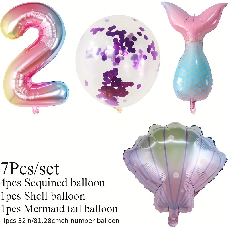 Set Palloncini Sirenetta - Partywan