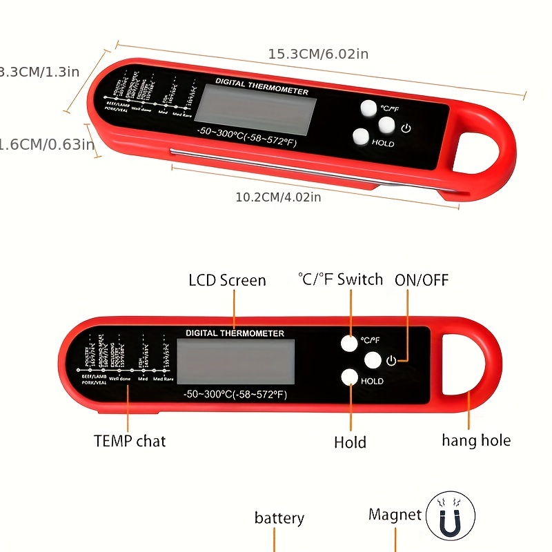 Up To 60% Off on Meat Thermometer for Grilling