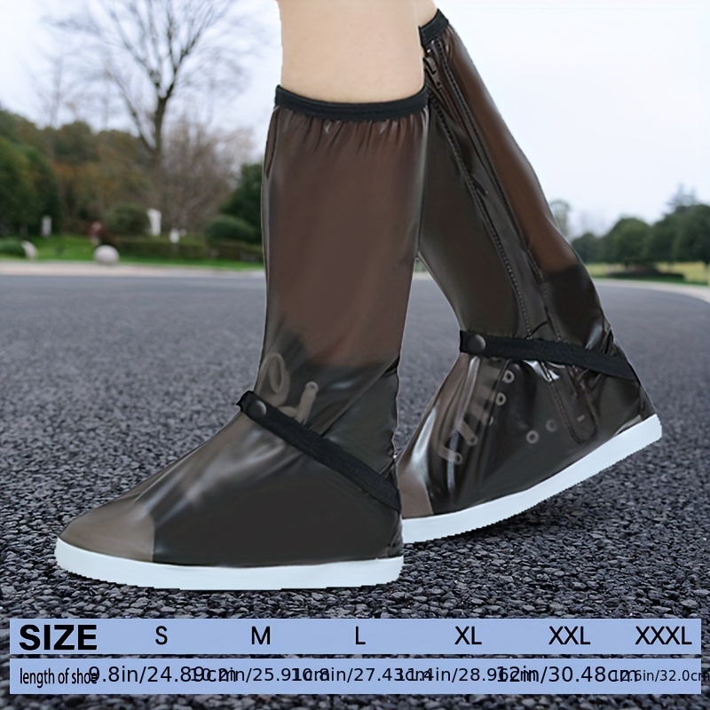 Men Women Rain Boot Cover Non-slip Waterproof Shoe Cover Rain Boot Cover