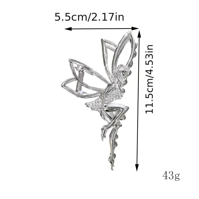Butterfly Fairy Hair Claw Clip Non Slip Strong Hold Grip Hair Jaw Clip For  Thick Hair Accessories For Beach Daily Party - Beauty & Personal Care - Temu