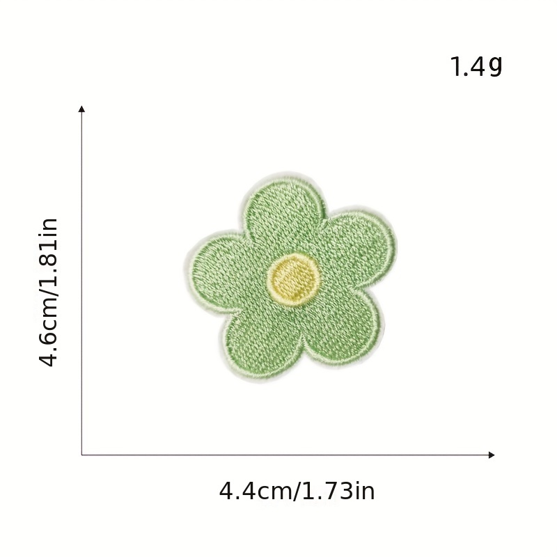 16 Parches Planchar Diseño Flores Sol Parche Reparación - Temu
