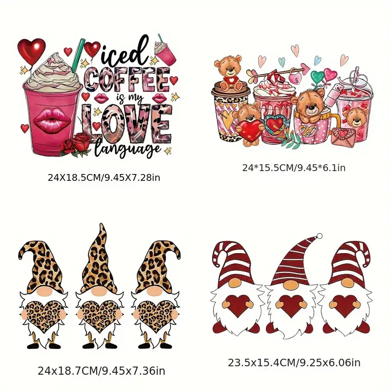 Valentine's Day Iron On Stickers Heart Iron On Decals Patches Heat Transfer  Stickers Valentines Iron On Appliques Decoration For Clothing T-shirt  Pillow Covers - Temu New Zealand