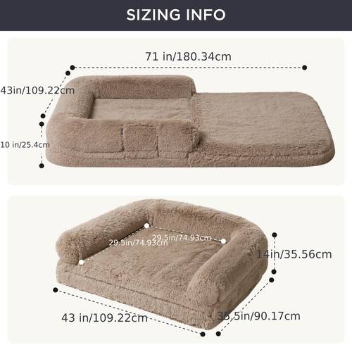 human dog bed extra large washable foldable lazy sofa pet bed for dog nest