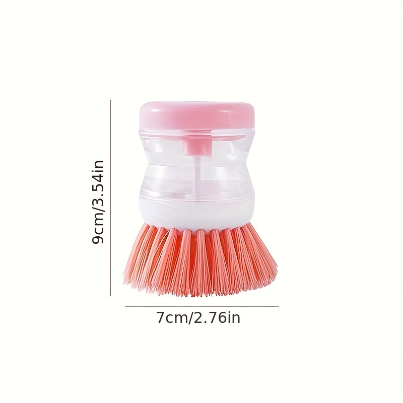 1pc Pink Multifunctional kitchen cleaning brush