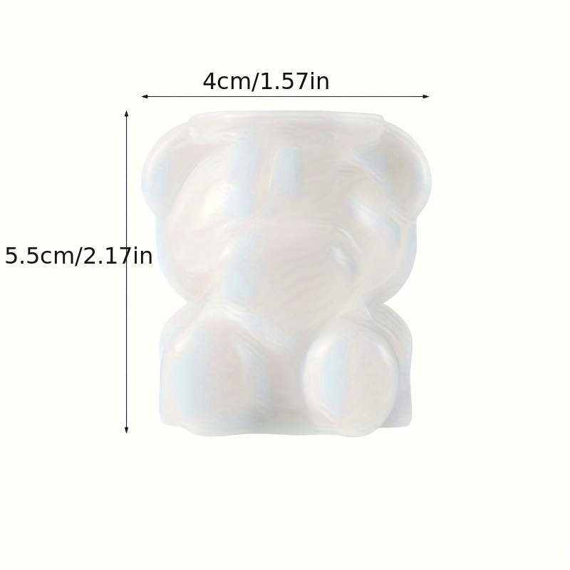 Food grade Cute Teddy Bear Ice Cube Tray Ice Cube Maker Easy - Temu