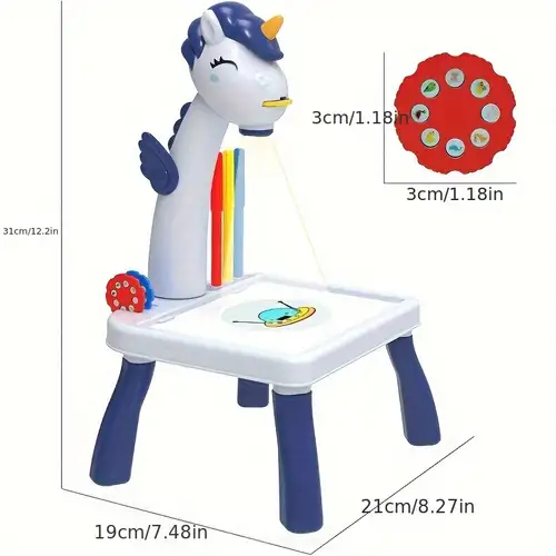 Children Drawing Projector Painting Board Table Detachable Kids Learning  Educational Toys - Temu Qatar