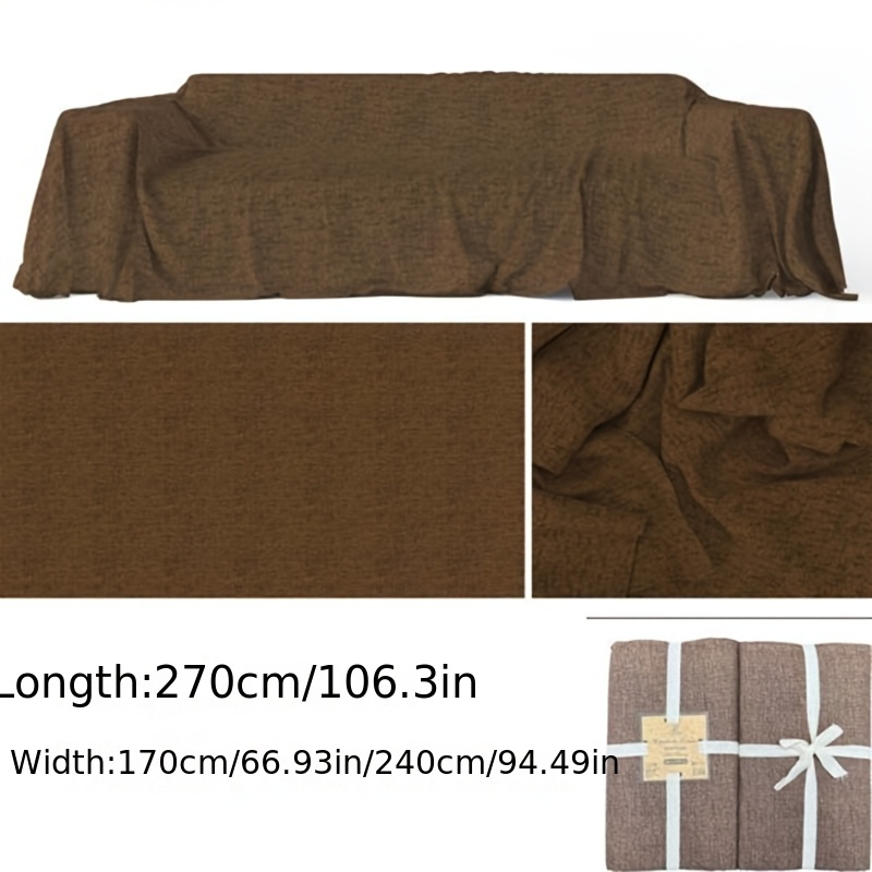 Image of Eu Delivery | Scandinavian Sofa Covers 8 Colors 2 Sizes - Anti-slip Polyester Fabric, Wrinkle-resistant For Living Room Decor, Stretch Couch Covers!