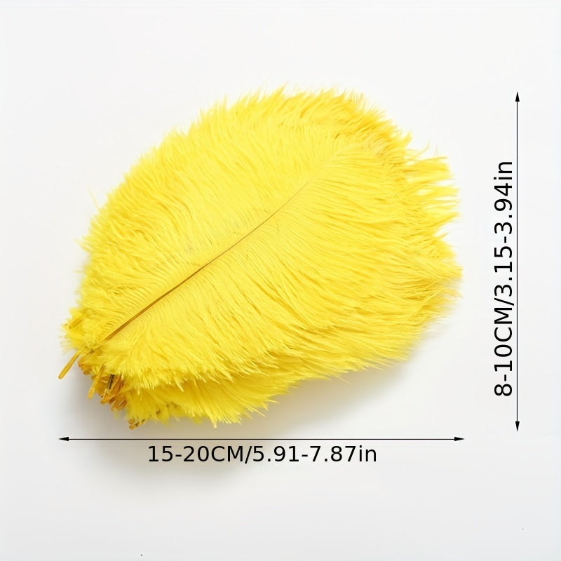 Faux Ostrich Feathers Available For Gift Box Home - Temu