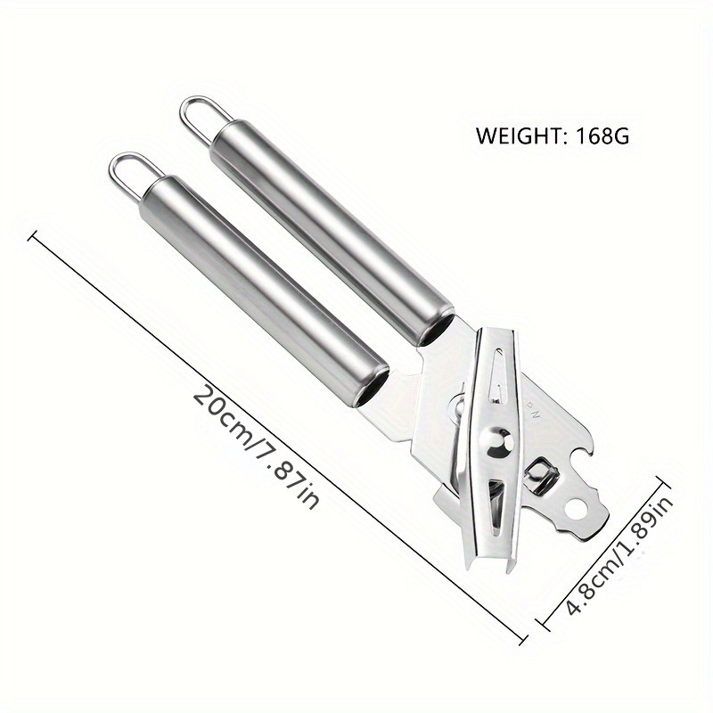 1 Can Opener Stainless Steel Manual Anti slip Grip Heavy - Temu