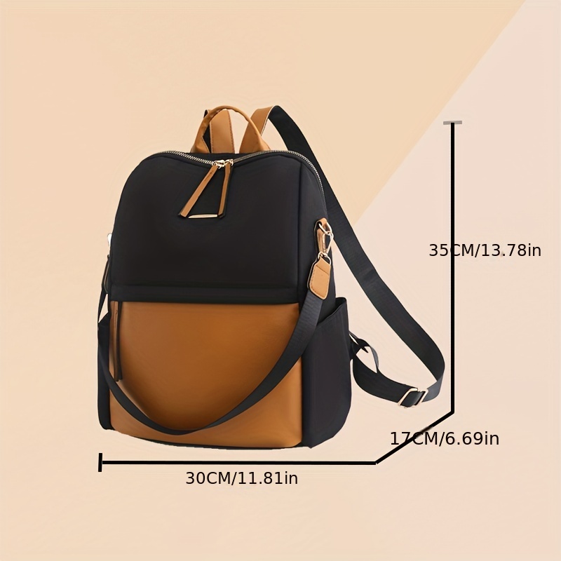 Fashion Small School Bag Backpack, Portable Multi-purpose Solid Bag For  Outdoor Camping Hiking Travel - Temu