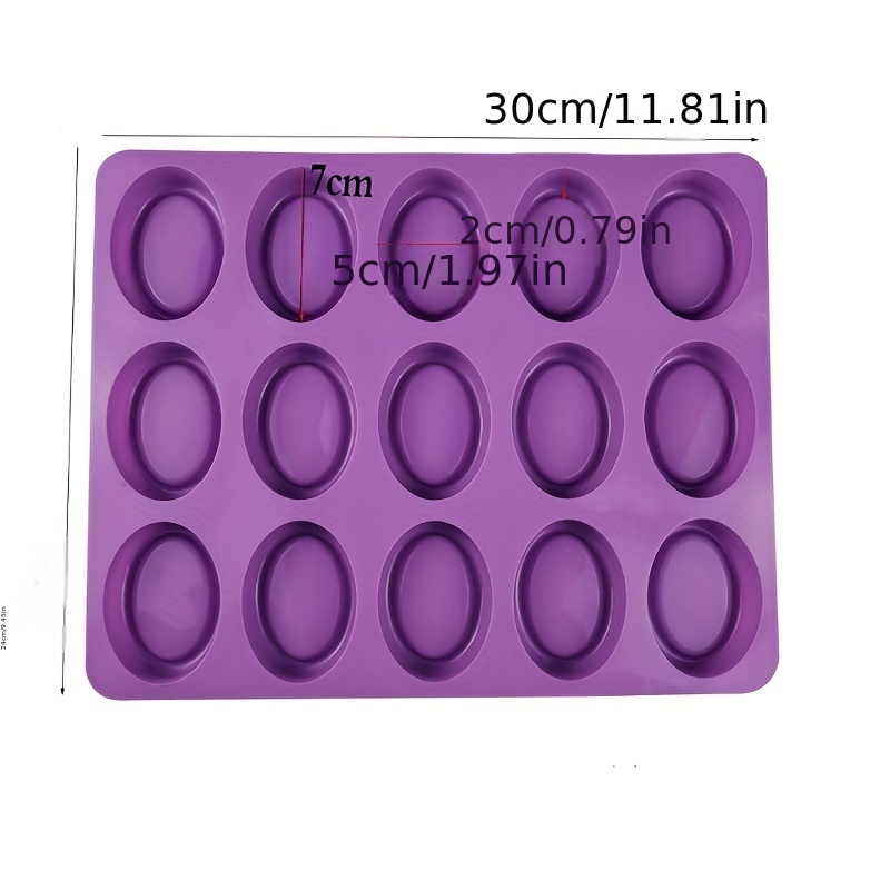 Silikolove Oval Soap Mold 3d Silicone Soap Molds For Soap - Temu