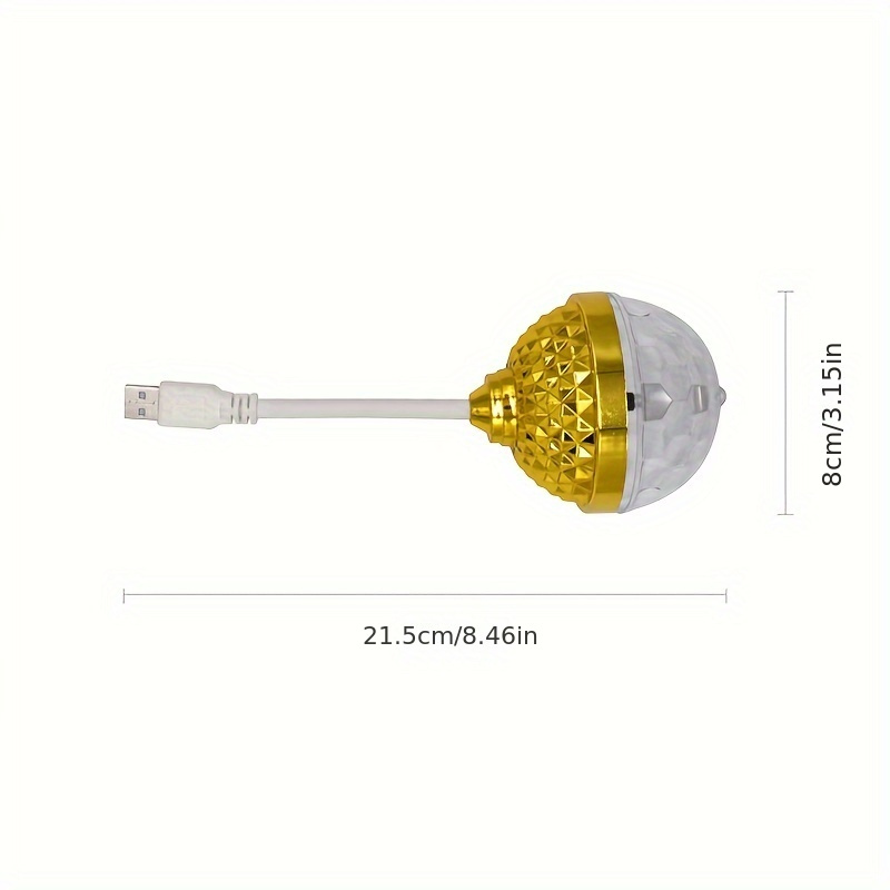 1pc Luci A Sfera Luci Rotanti Portatili Attivate Voce Luci - Temu  Switzerland