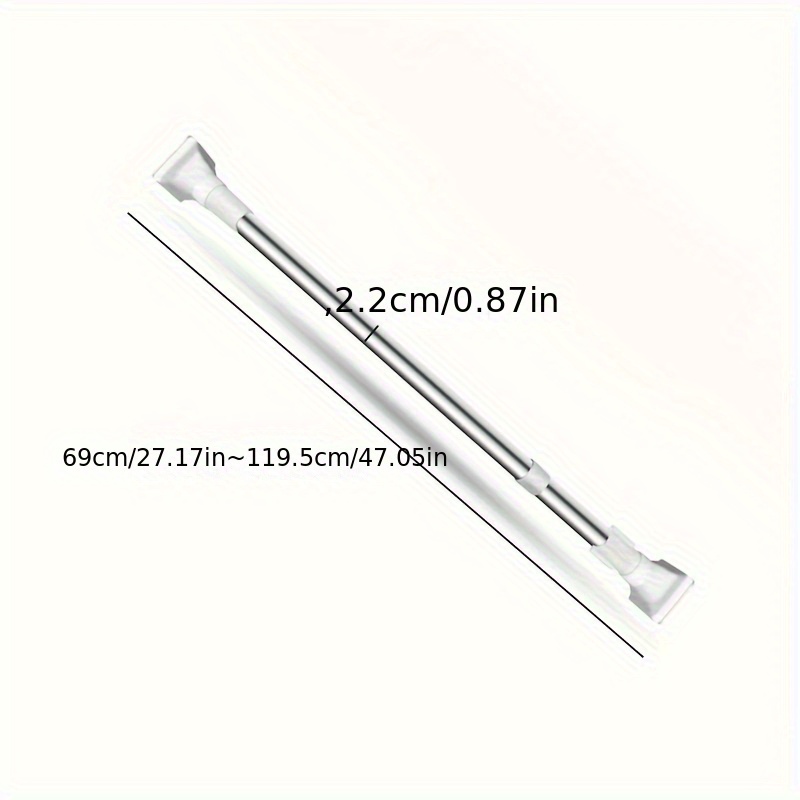 Stainless Steel Telescopic Rod Household Free Punching - Temu