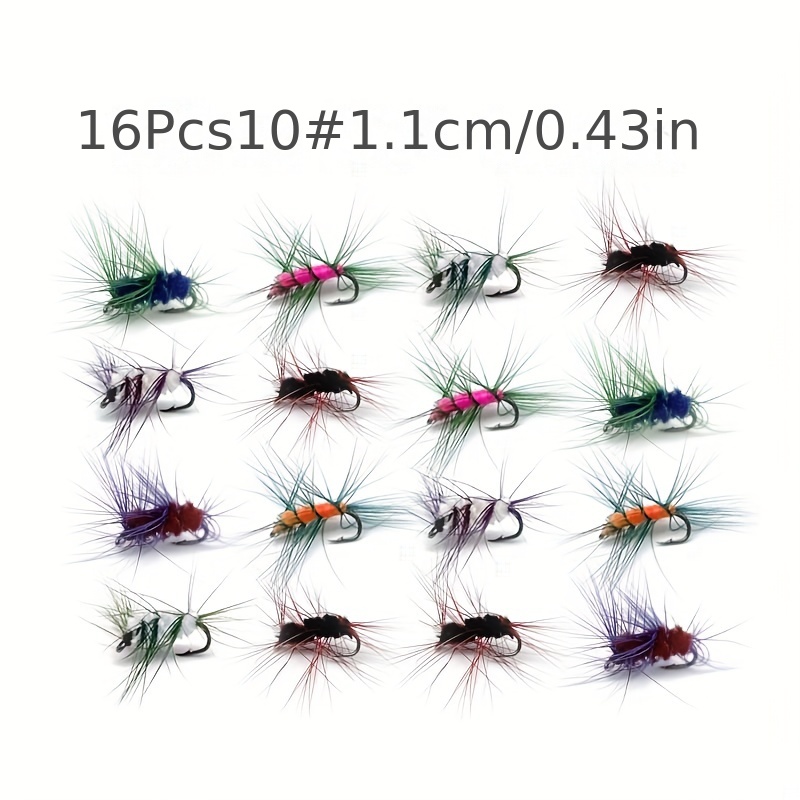 Fly Fishing Lures Kit With Storage Box Artificial Flies Bait - Temu