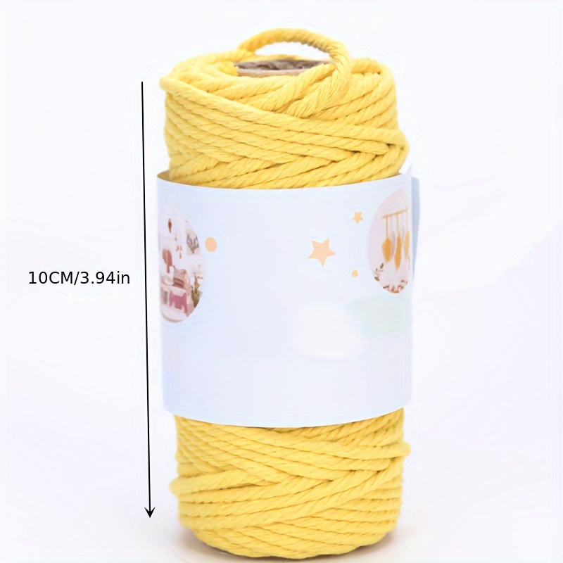 One Roll 3937.01inch/328ft DIY Handmade Woven Rope Chunky Thin Thread  Bundle Decorative Rope, Easter Ribbon Decor Handwork