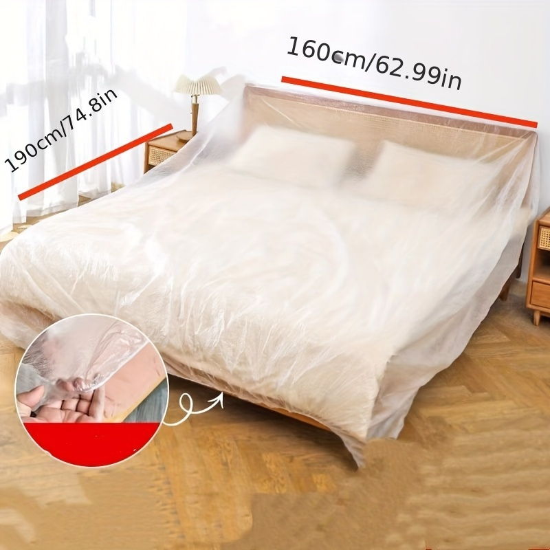 Adjustable Furniture Cover, Transparent Protective Cover Suitable For Bed, Sofa, Air Conditioner, Tv, Refrigerator, Etc