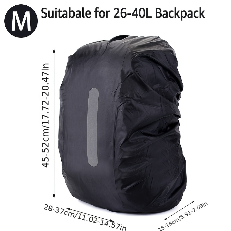 E-shop Robuster Hochwertiger Rucksack-Regenschutz - Kompatibel mit 35L/60L Rucksäcken, Vollschutz vor Regen, Schnee und Staub - Ideal für Wandern,