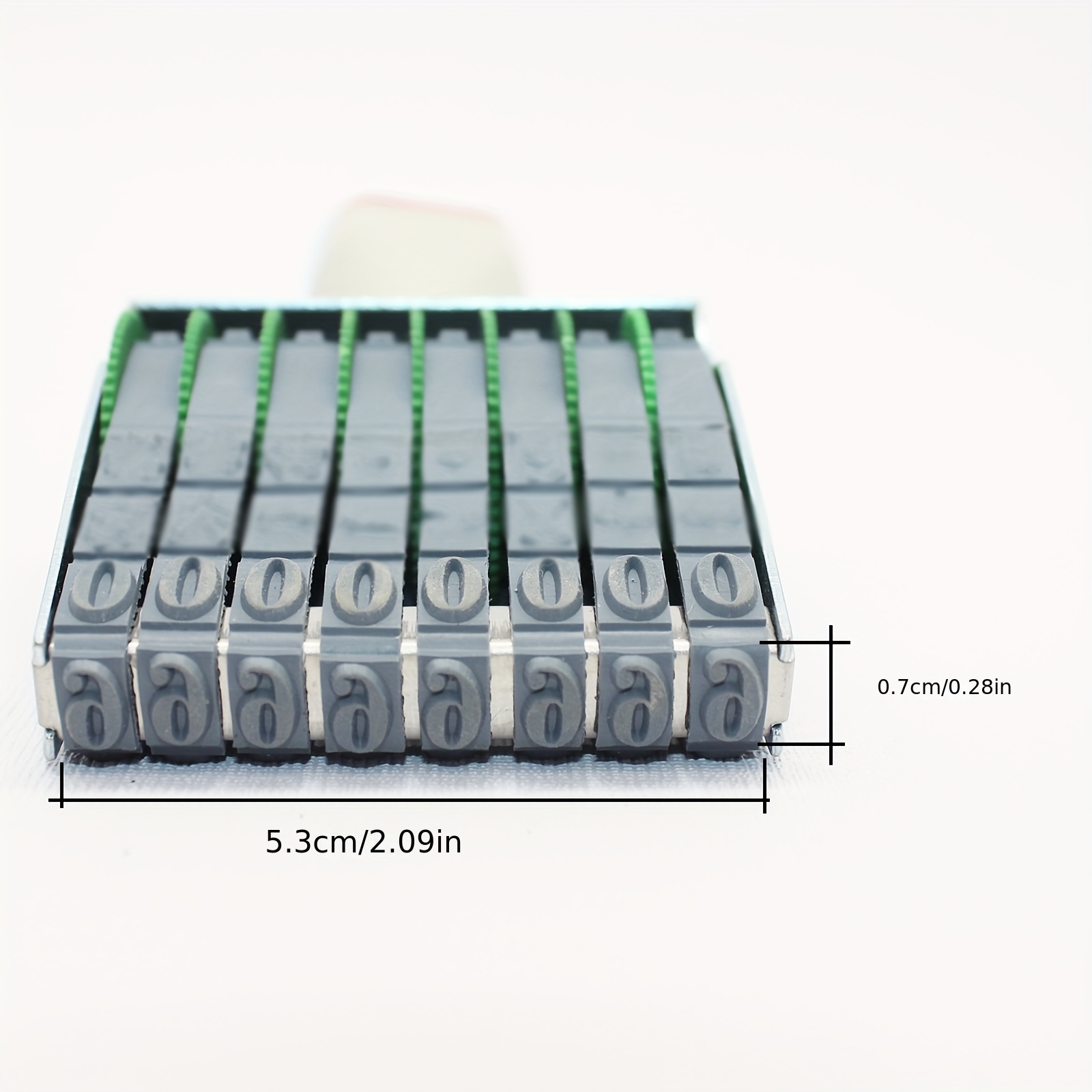 Small 8 digit Seal High Character Roller Number Stamp Batch - Temu