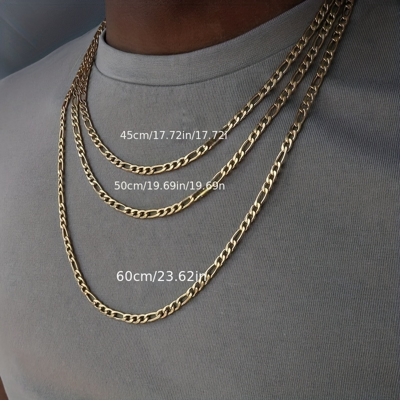 Hot Selling Men's Long Chain Necklace Hip Hop Trendy Cool - Temu