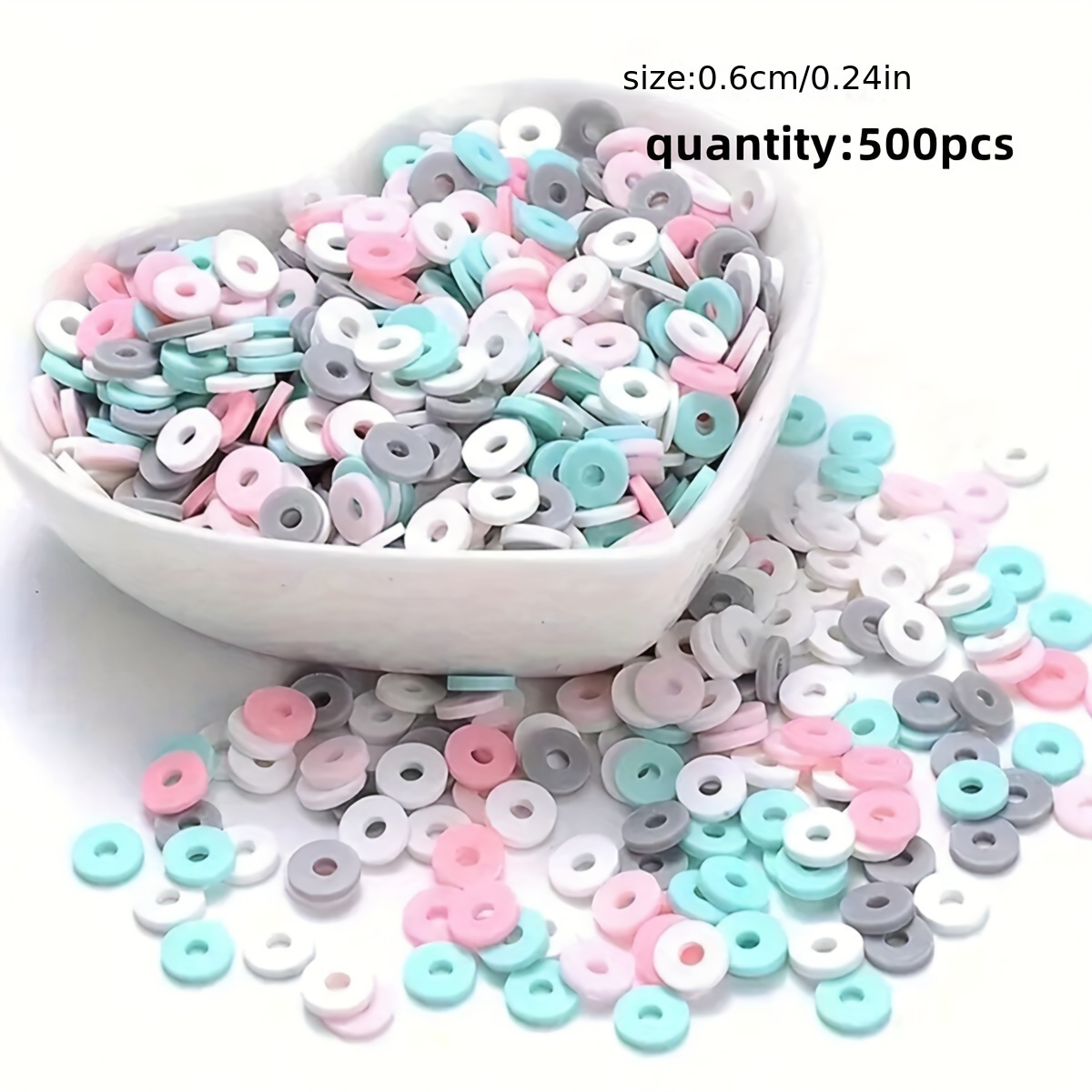 Christmas Color Series Polymer Clay Beads For Jewelry Making - Temu