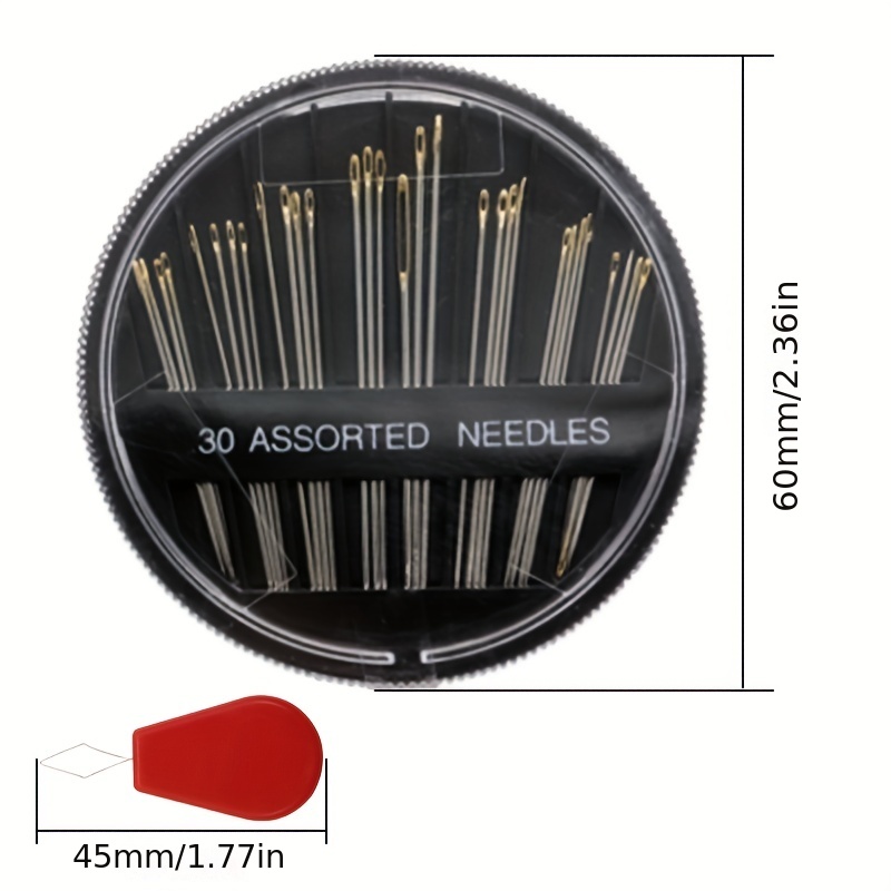 12pcs 45mm Self Threading Needle, Embroidery Needles For Hand