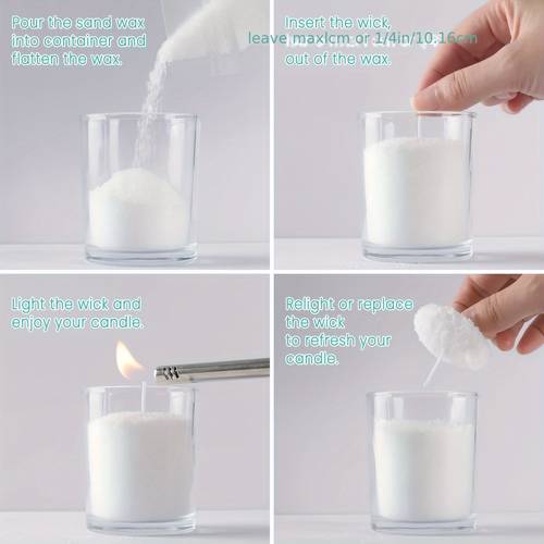 wax powder set the use of high quality pure soybean wax mild and non stinging rest assured suitable for hand made scented candles diy wax white can also easily get started easy to make candles send people more intimate suitable for easter wedding birthday school season family and other holiday scenes decoration