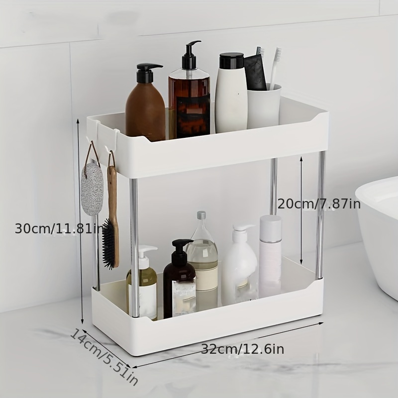 2/3 Tier Under Sink Organizer, Countertop Plastic Storage Rack, Multi-layer  Bathroom Shelves, Under Sink Organizers And Storage, Vanity Shelf For Makeup,  Cosmetic, Skin Care - Temu United Arab Emirates