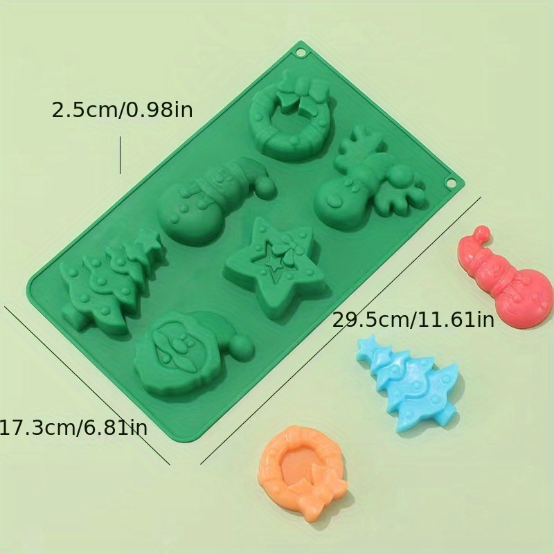 Christmas Cake Molds 3d Silicone Mold Pudding Mold - Temu