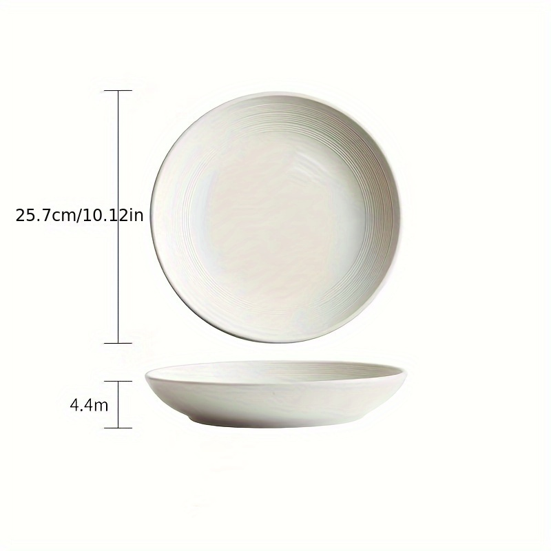 家庭用プレートとボウル1枚 新しいセラミックディナープレートとスーププレート 和風皿 高級深皿 - Temu Japan