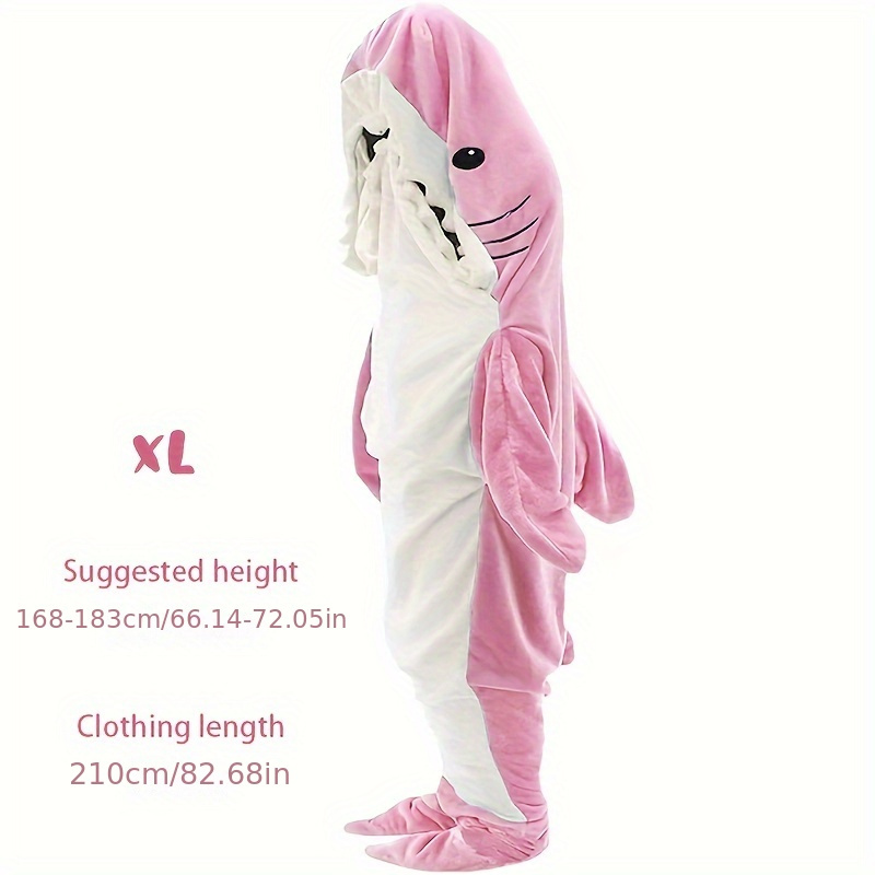 Pajamas Cartoon Shark Sleeping Bag Shark Blanket Wearable Blanket Shawl  Blanket
