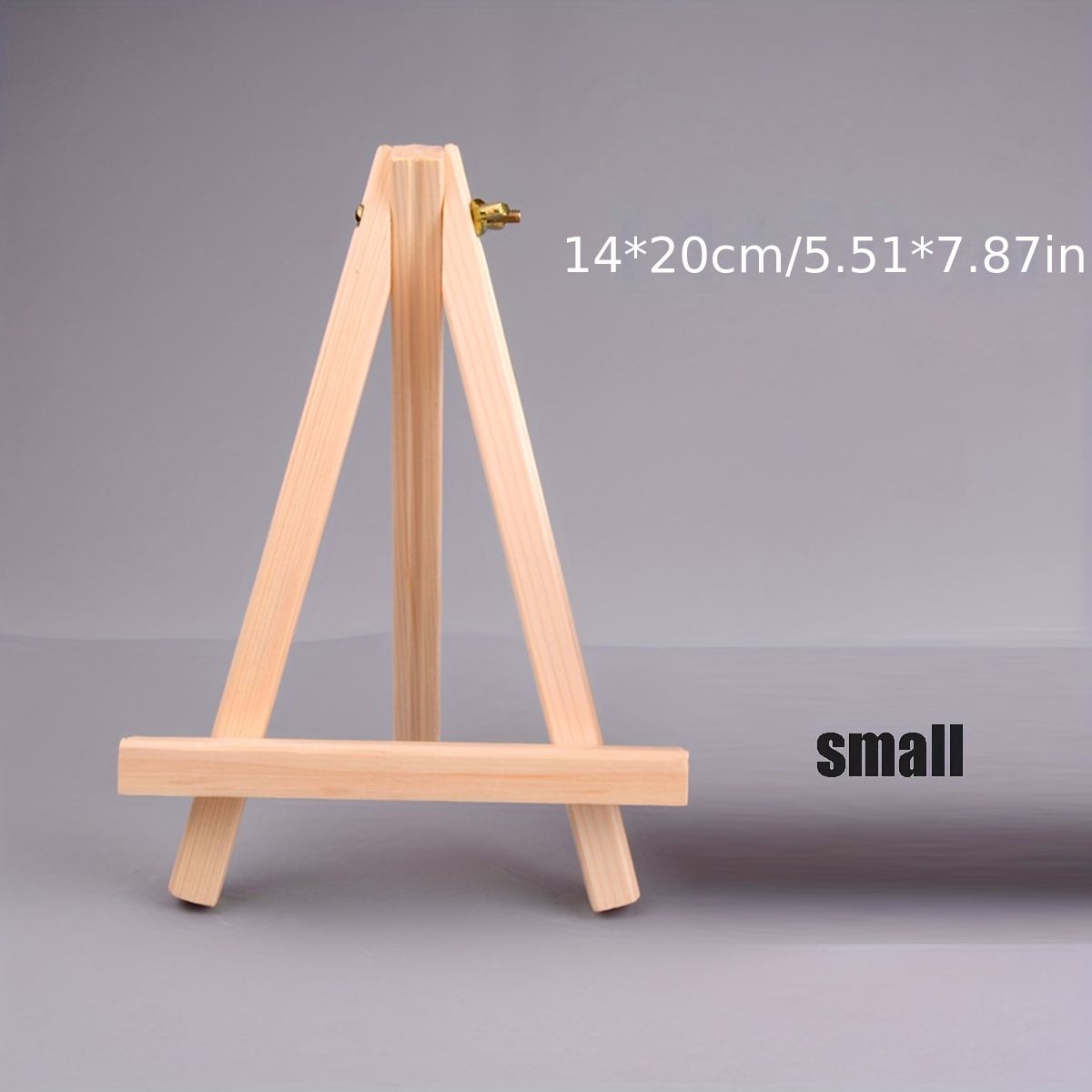 Wooden Desktop Small Easel Desktop Display Tripod Stand - Temu