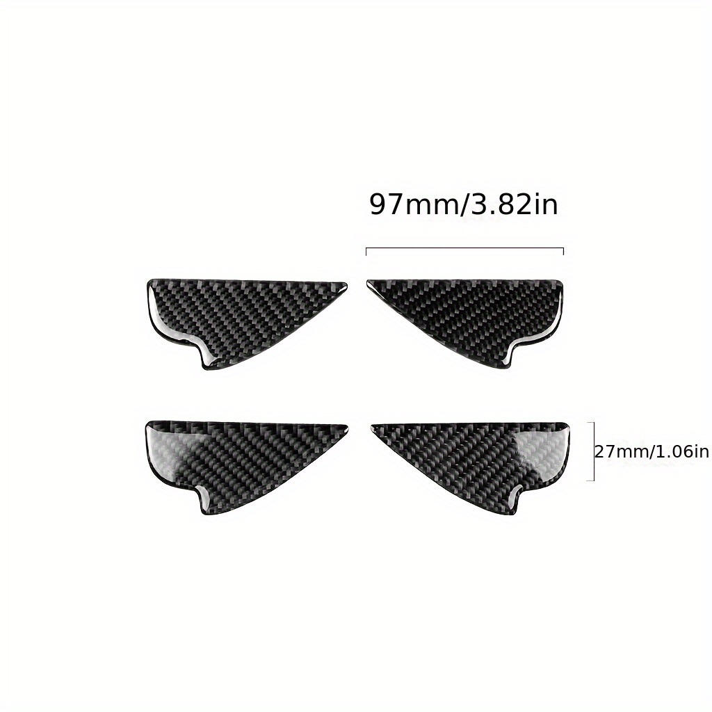 TEMU Luxury Carbon Fiber Bowl Trim Stickers For Mazda3 2014-2018 Mazda6 2014-2018 2013-2018 2016-2018 2016-2018 2016-2018
