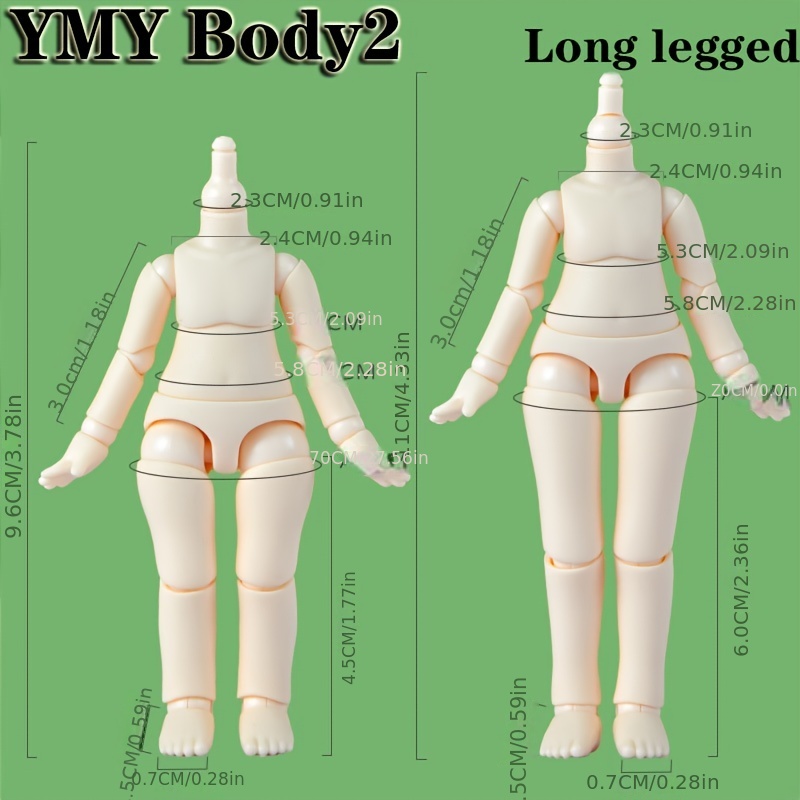 Doll Body Sizes