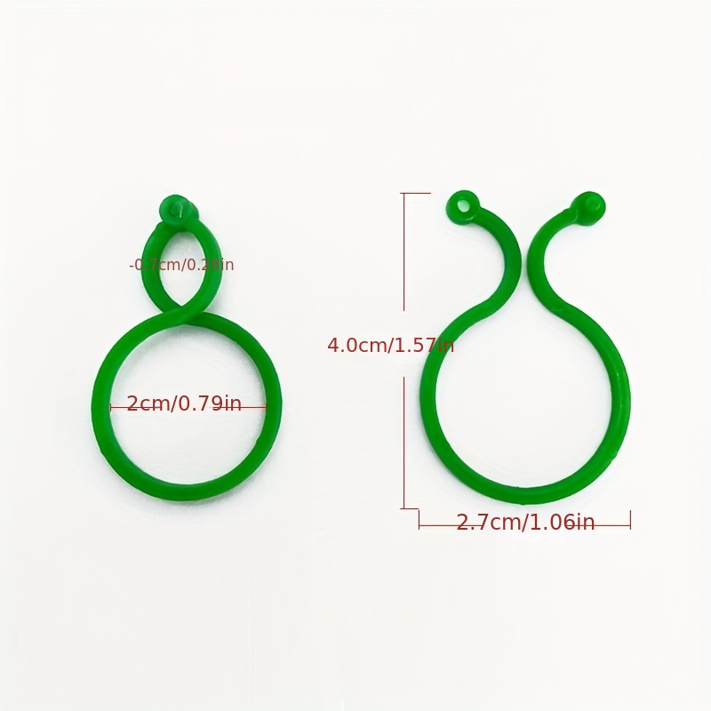10pcs Plant Support Clip For Garden Gardening Green