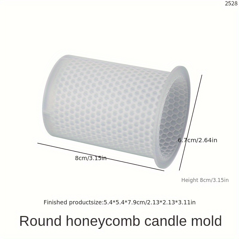 3D Silicone Honeycomb Candle Mold Scented Candle DIY