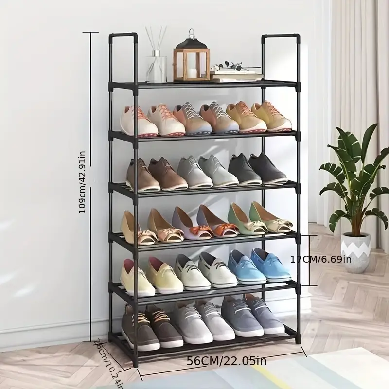 5/6-layer Shoe Rack, Metal Shoe Storage Rack, Free Standing Shoe Storage  Rack, Stackable Shoe Shelf, Household Storage Organizer For Entryway,  Bedroom, Corridor - Temu Germany
