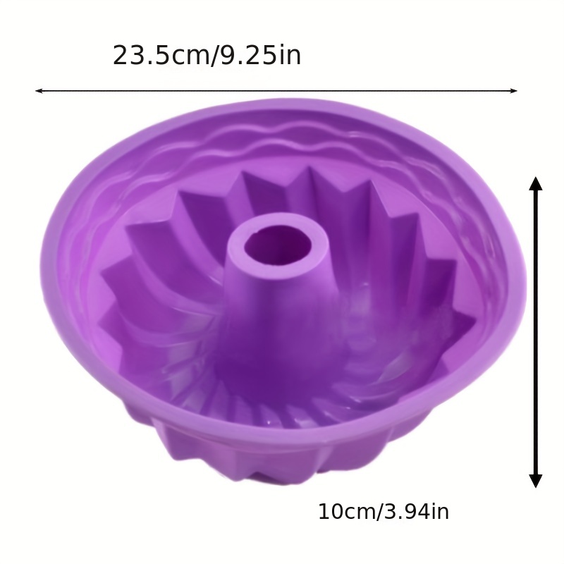 Silicone Bundt Pan,, Kugelhopf Cake Mold, For Fluted Tube Cake Making,  Baking Tools, Kitchen Gadgets, Kitchen Accessories - Temu