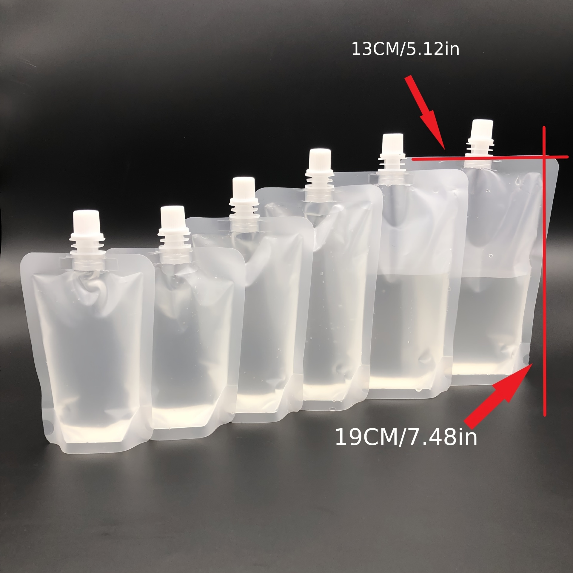 Reusable Juice Bags Clear Drink Pouches Bags Disposable - Temu