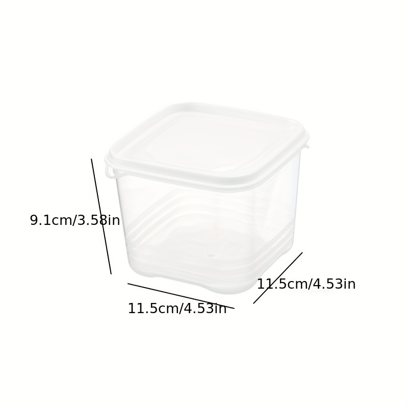 Transparent Food Preservation Tray Kitchen Storage Thickened