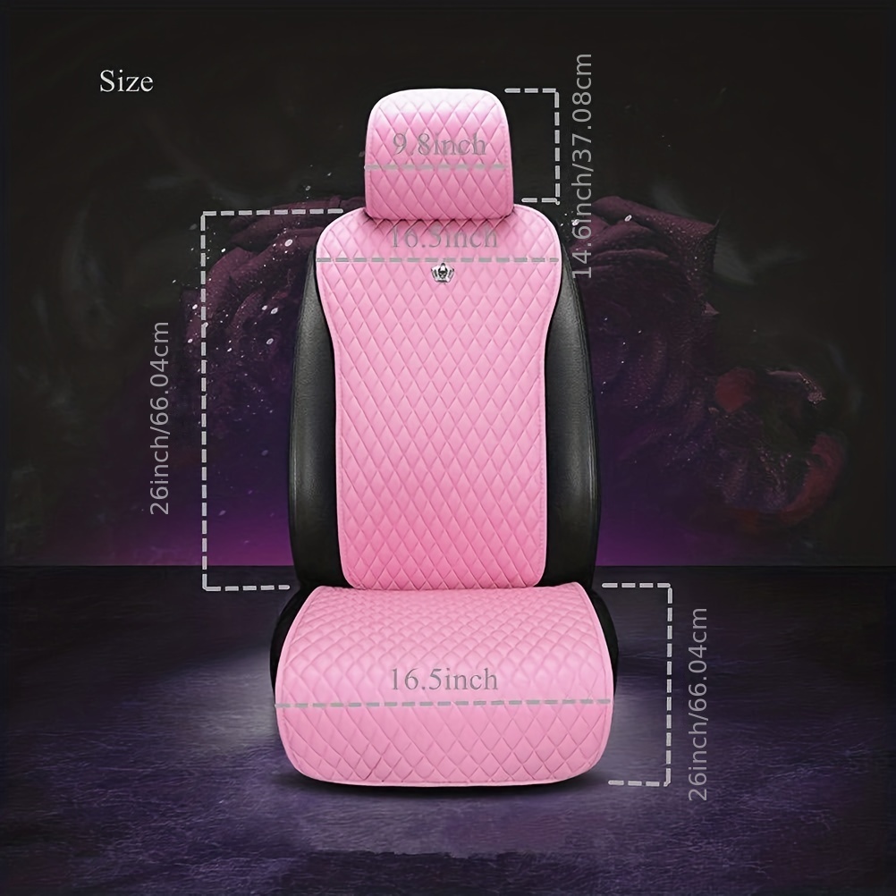 Purple Car Accessories Sparkle Auto Seat Cover Universal Cushion Front Rear  Full Set Crystal Crown Noble Winter For Girls Women - Automobiles Seat  Covers - AliExpress