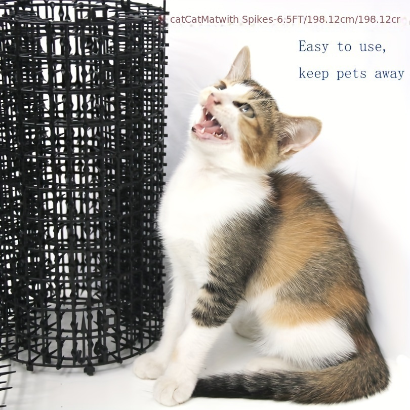 Outdoor and Indoor Cat Repellent Plastic Strip Mat to Stop Digging and Cats and Dogs Away