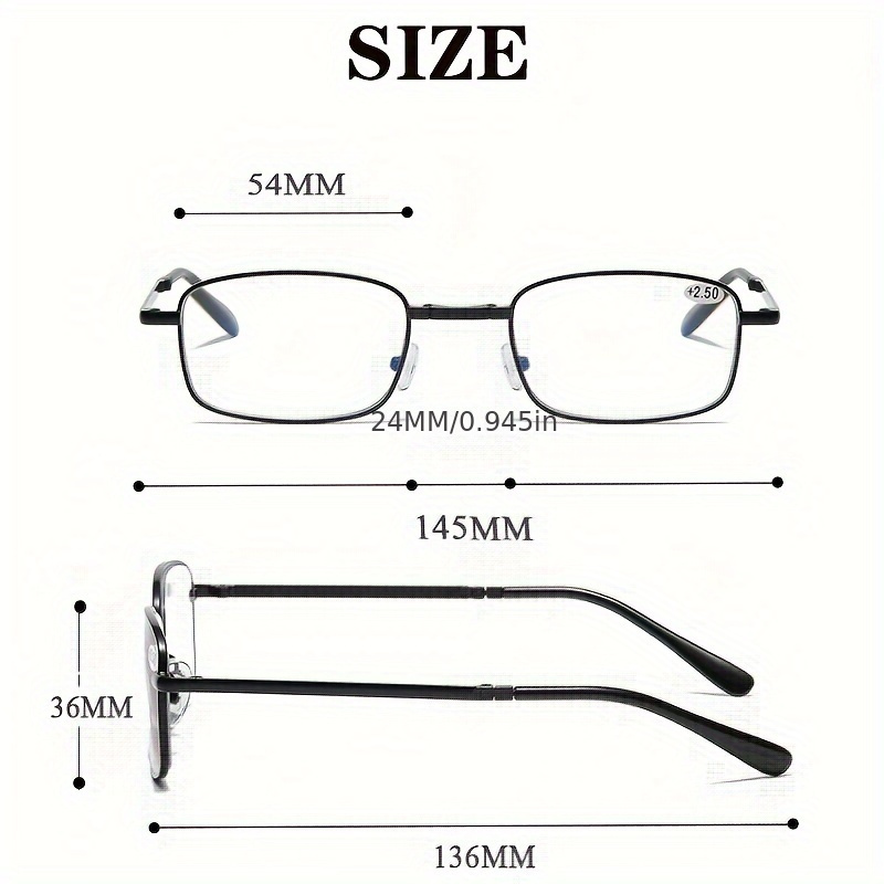 Foldable Multifocal Photochromic Reading Glasses Men UV400 Sun Glasses