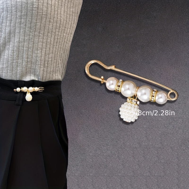  Mikinona 11pcs skirt sweater button pin Waistband brooch waist  tightener for pants women multi-function brooch waist brooch tightening  waistband pants brooch pin shawl waistline pearl Miss : Clothing, Shoes &  Jewelry