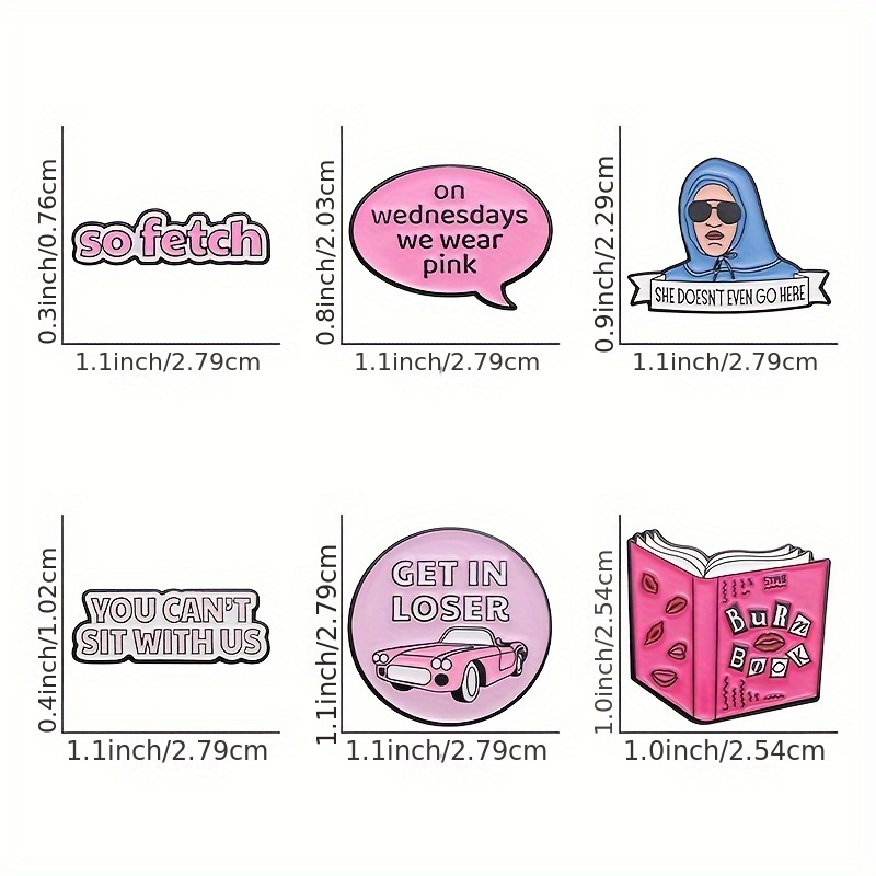 Mean Girls Stickers, Accessories